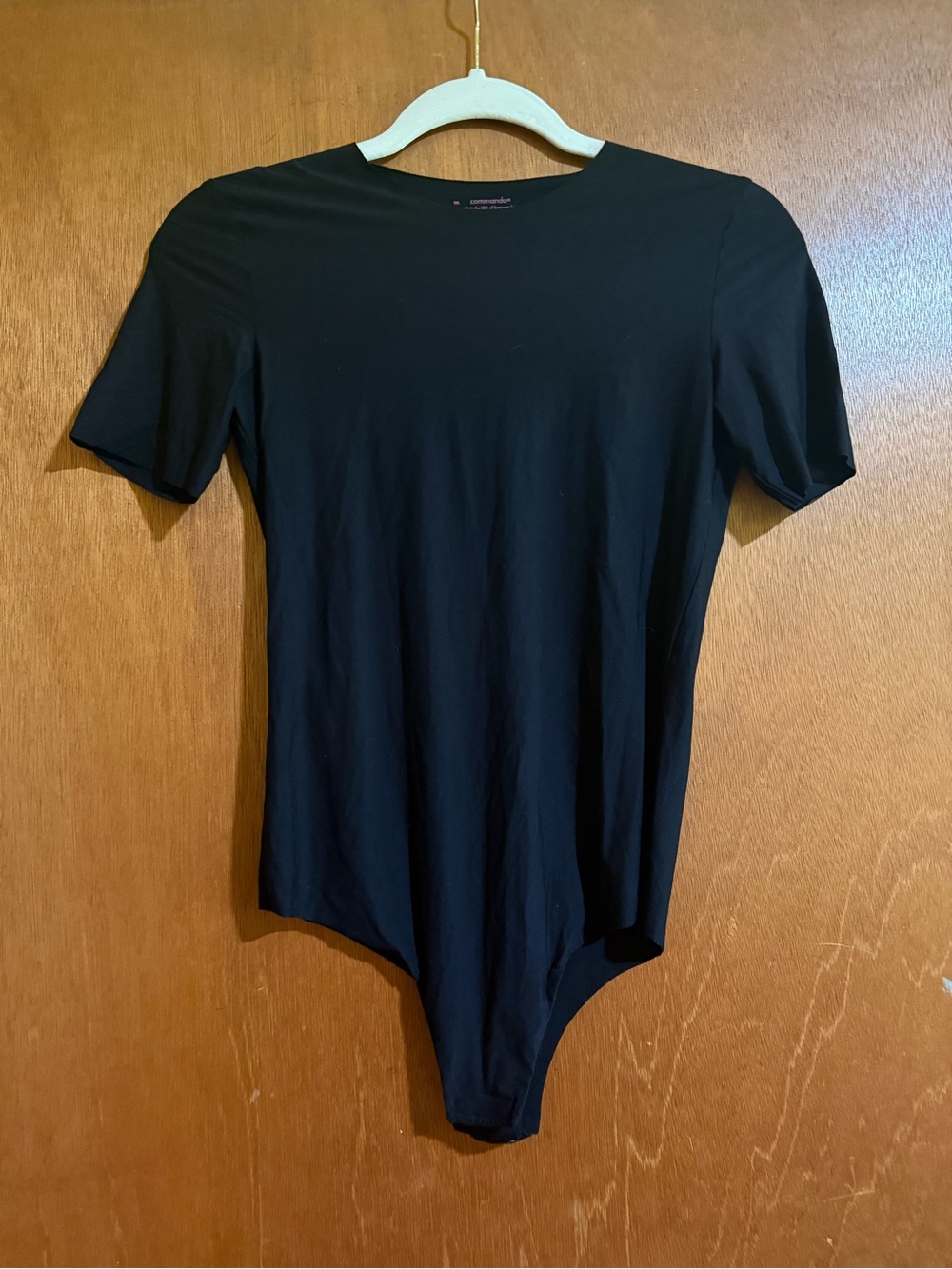 Commando butter short sleeve bodysuit